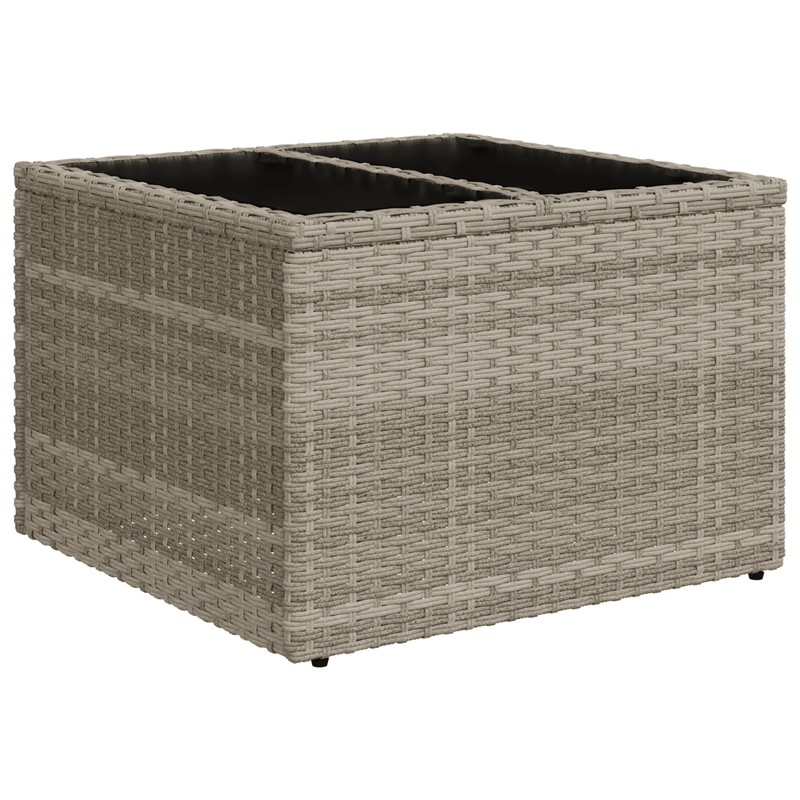 Casa si Gradina - Gradina si terasa - Mobilier exterior - Canapele si fotolii gradina - Set de Canapea de Gradina cu Perne Gri Deschis din Ratan Sintetic - Infinity.ro
