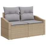 Casa si Gradina - Gradina si terasa - Mobilier exterior - Canapele si fotolii gradina - Set canapele gradina 5 piese cu perne Bej din poliratan - Infinity.ro