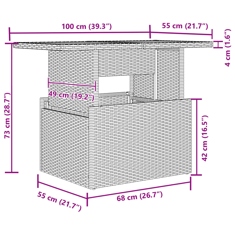 Casa si Gradina - Gradina si terasa - Mobilier exterior - Canapele si fotolii gradina - Set canapele gradina 6 piese cu perne gri deschis din ratan poliester - Infinity.ro