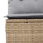 Casa si Gradina - Gradina si terasa - Mobilier exterior - Canapele si fotolii gradina - Set de sofa de gradina  9 piese cu perne Bej Poliratan Acacia - Infinity.ro