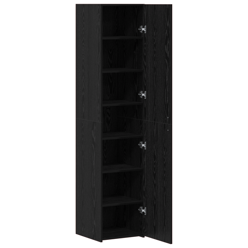 Casa si Gradina - Mobilier - Comode si corpuri - Corpuri bucatarie - Highboard Stejar Negru 40x42.5x185 cm Lemn prelucrat - Infinity.ro