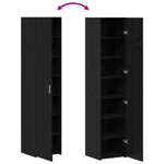 Casa si Gradina - Mobilier - Comode si corpuri - Corpuri bucatarie - Highboard Stejar Negru 40x42.5x185 cm Lemn prelucrat - Infinity.ro