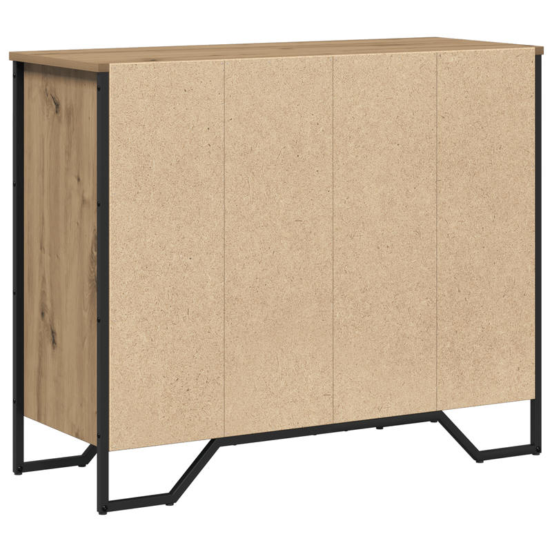 Casa si Gradina - Mobilier - Comode si corpuri - Comode - Comoda din Stejar Artizanal 91x35.5x74.5 cm Lemn Inginerizat - Infinity.ro