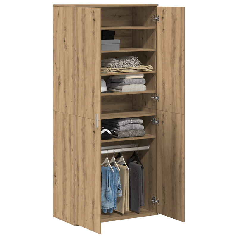 Casa si Gradina - Mobilier - Organizare si depozitare - Organizator incaltaminte - Dulap de stejar artizanal 80x39x178 cm Lemn prelucrat - Infinity.ro