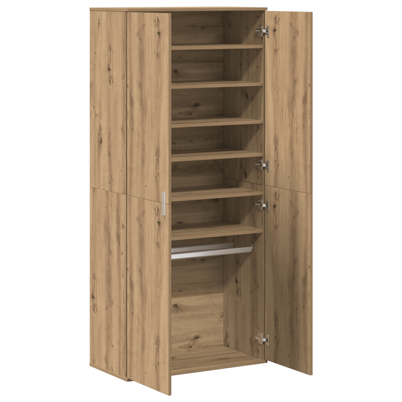 Casa si Gradina - Mobilier - Organizare si depozitare - Organizator incaltaminte - Dulap de stejar artizanal 80x39x178 cm Lemn prelucrat - Infinity.ro