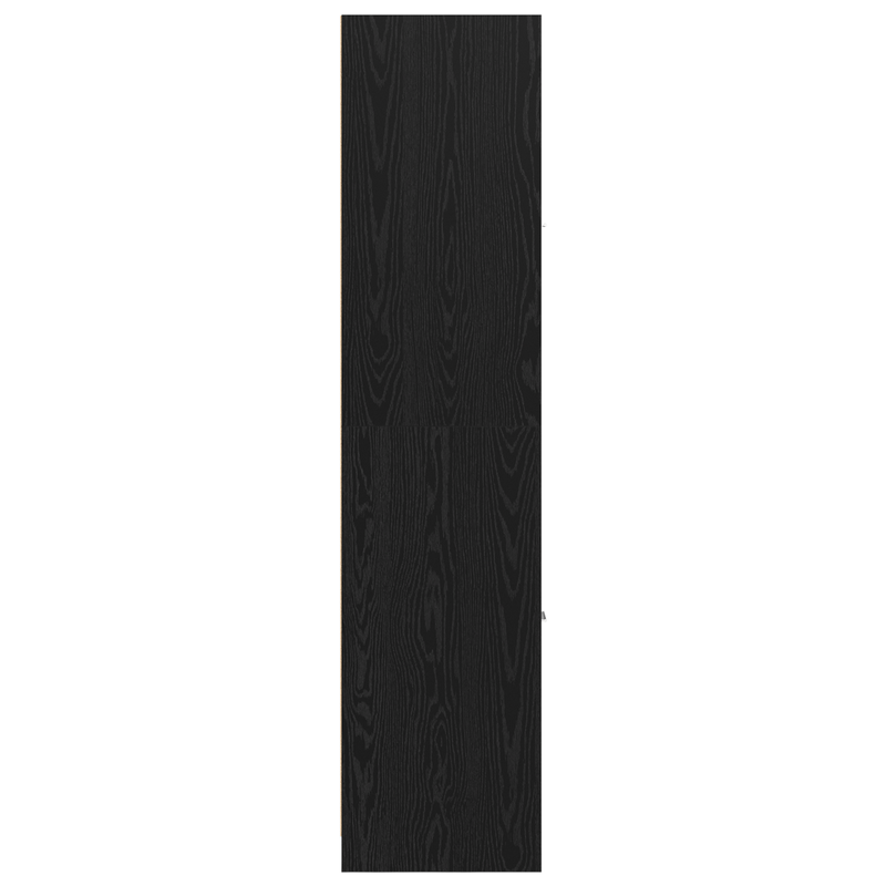 Casa si Gradina - Mobilier - Dulapuri si sifoniere - Dulapuri - Dulap de Apothecary Negru de Stejar 30x41x174.5 cm din Lemn Stratificat - Infinity.ro