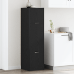 Casa si Gradina - Mobilier - Comode si corpuri - Comode - Cabinet apotecar din lemn negru 40x41x144.5 cm - Infinity.ro