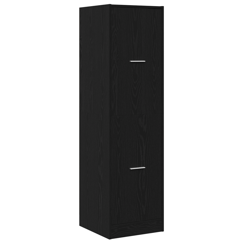 Casa si Gradina - Mobilier - Comode si corpuri - Comode - Cabinet apotecar din lemn negru 40x41x144.5 cm - Infinity.ro