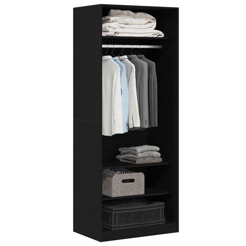 Casa si Gradina - Mobilier - Dulapuri si sifoniere - Dulapuri - Dulap Stejar Negru Set de 2 Stejar negru Lemn prelucrat - Infinity.ro