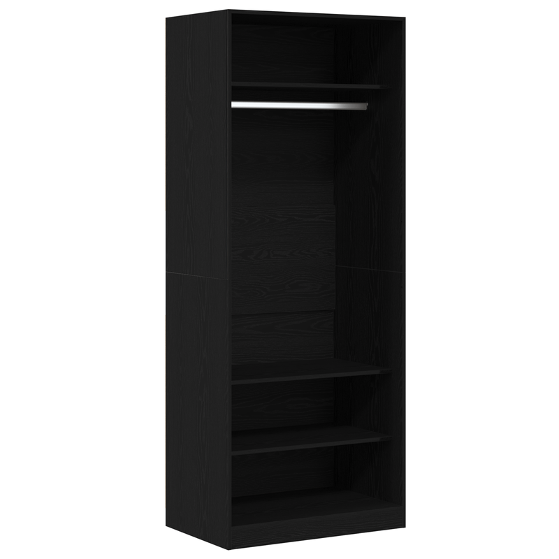 Casa si Gradina - Mobilier - Dulapuri si sifoniere - Dulapuri - Dulap Stejar Negru Set de 2 Stejar negru Lemn prelucrat - Infinity.ro