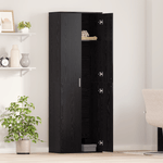 Casa si Gradina - Mobilier - Dulapuri si sifoniere - Dulapuri - Dulap inalt Stejar Negru 60x35x180 cm Lemn prelucrat - Infinity.ro