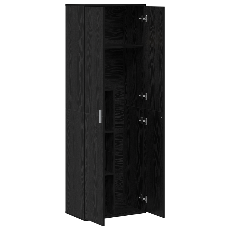 Casa si Gradina - Mobilier - Dulapuri si sifoniere - Dulapuri - Dulap inalt Stejar Negru 60x35x180 cm Lemn prelucrat - Infinity.ro