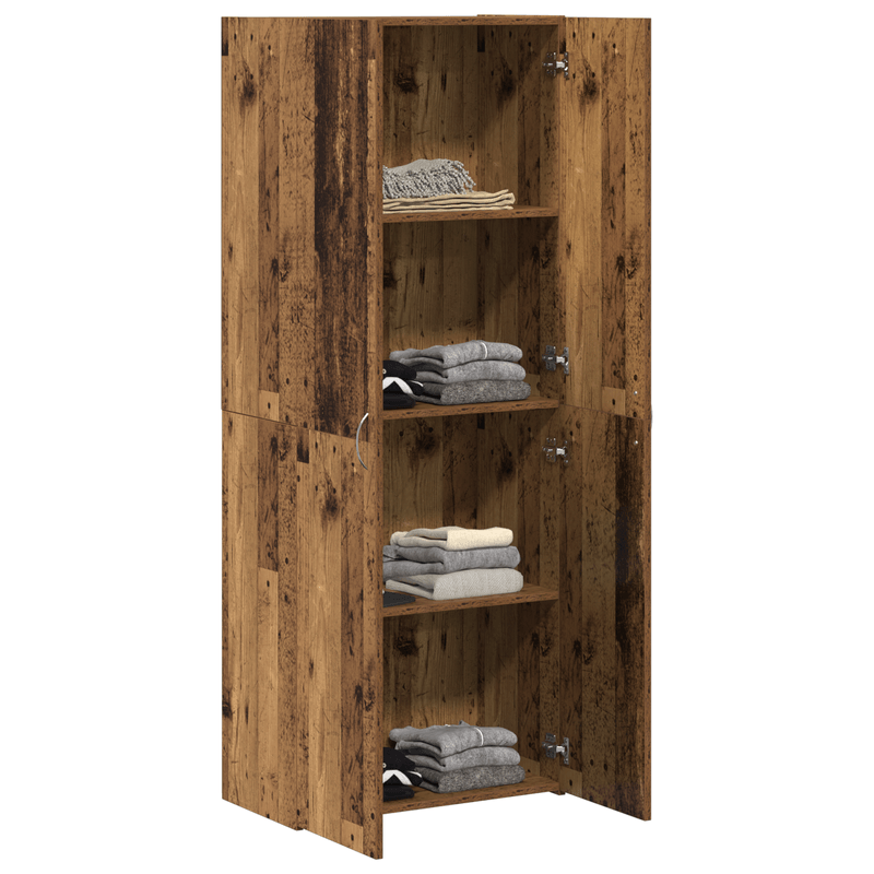 Casa si Gradina - Mobilier - Dulapuri si sifoniere - Dulapuri - Birou de Fiset Set de 2 Lemn Vechi Lemn Masiv Recuperat - Infinity.ro