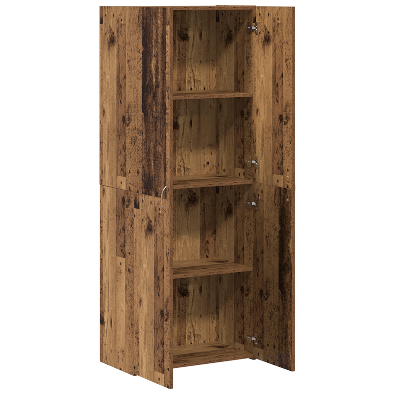 Casa si Gradina - Mobilier - Dulapuri si sifoniere - Dulapuri - Birou de Fiset Set de 2 Lemn Vechi Lemn Masiv Recuperat - Infinity.ro