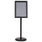 Carti si Birotica - Papetarie - Afise si stickere - Suporturi pentru postere A3 2 bucati din aliaj de aluminiu negru - Infinity.ro