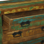 Casa si Gradina - Mobilier - Comode si corpuri - Comode - Dulap cu 3 sertare 80x30x65 cm Lemn masiv recuperat - Infinity.ro