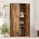 Casa si Gradina - Mobilier - Organizare si depozitare - Organizator incaltaminte - Buffet Lemn Uzat 80x39x178 cm Lemn Inginerie - Infinity.ro
