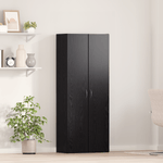 Casa si Gradina - Constructii - Depozitare, transport si protectie - Rafturi, fisete si vestiare - Fiset Set de 2 Stejar negru Lemn prelucrat 60 x 32 x 153 cm - Infinity.ro