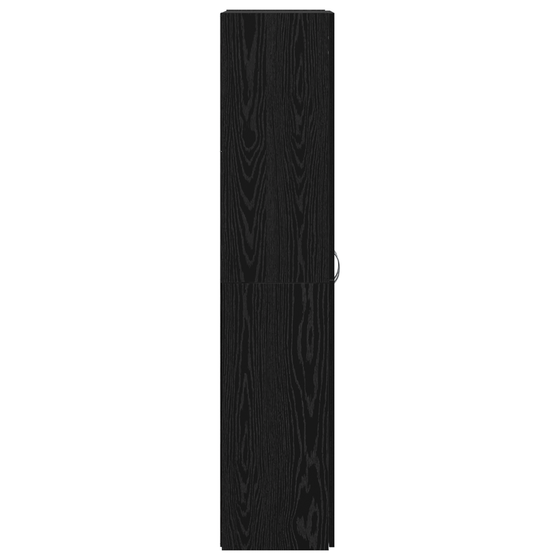 Casa si Gradina - Constructii - Depozitare, transport si protectie - Rafturi, fisete si vestiare - Fiset Set de 2 Stejar negru Lemn prelucrat 60 x 32 x 153 cm - Infinity.ro
