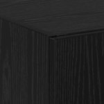 Casa si Gradina - Constructii - Depozitare, transport si protectie - Rafturi, fisete si vestiare - Fiset Set de 2 Stejar negru Lemn prelucrat 60 x 32 x 153 cm - Infinity.ro