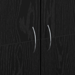 Casa si Gradina - Constructii - Depozitare, transport si protectie - Rafturi, fisete si vestiare - Fiset Set de 2 Stejar negru Lemn prelucrat 60 x 32 x 153 cm - Infinity.ro