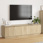 Casa si Gradina - Mobilier - Comode si corpuri - Comode - dulap TV cu LED Stejar Sonoma 180x38x49 cm Lemn prelucrat - Infinity.ro