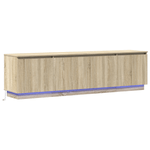 Casa si Gradina - Mobilier - Comode si corpuri - Comode - dulap TV cu LED Stejar Sonoma 180x38x49 cm Lemn prelucrat - Infinity.ro