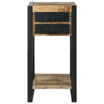 Casa si Gradina - Mobilier - Comode si corpuri - Noptiere - Masuta laterala 40x40x80 cm Lemn Masiv Rau Mango - Infinity.ro