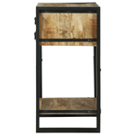 Casa si Gradina - Mobilier - Comode si corpuri - Noptiere - Masuta laterala 40x40x80 cm Lemn Masiv Rau Mango - Infinity.ro