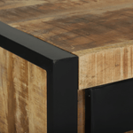 Casa si Gradina - Mobilier - Comode si corpuri - Noptiere - Masuta laterala 40x40x80 cm Lemn Masiv Rau Mango - Infinity.ro