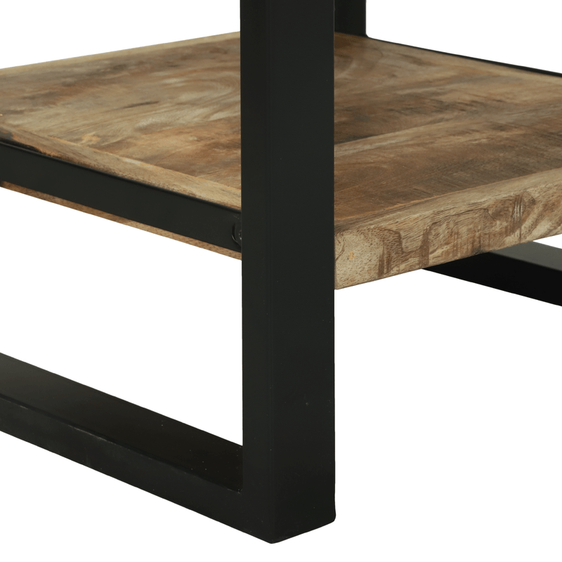 Casa si Gradina - Mobilier - Comode si corpuri - Noptiere - Masuta laterala 40x40x80 cm Lemn Masiv Rau Mango - Infinity.ro