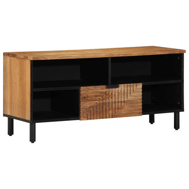 Casa si Gradina - Mobilier - Dulapuri si sifoniere - Dulapuri - Dulap TV, 100x33,5x46 cm, lemn masiv acacia - Infinity.ro
