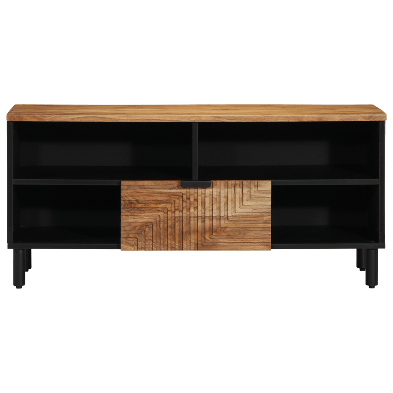 Casa si Gradina - Mobilier - Dulapuri si sifoniere - Dulapuri - Dulap TV, 100x33,5x46 cm, lemn masiv acacia - Infinity.ro