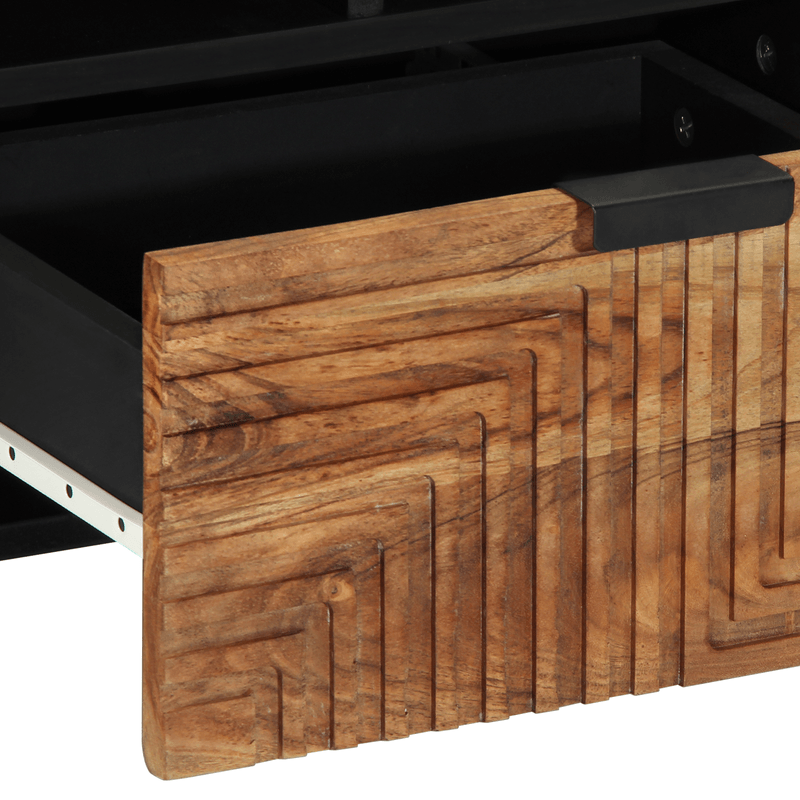 Casa si Gradina - Mobilier - Dulapuri si sifoniere - Dulapuri - Dulap TV, 100x33,5x46 cm, lemn masiv acacia - Infinity.ro