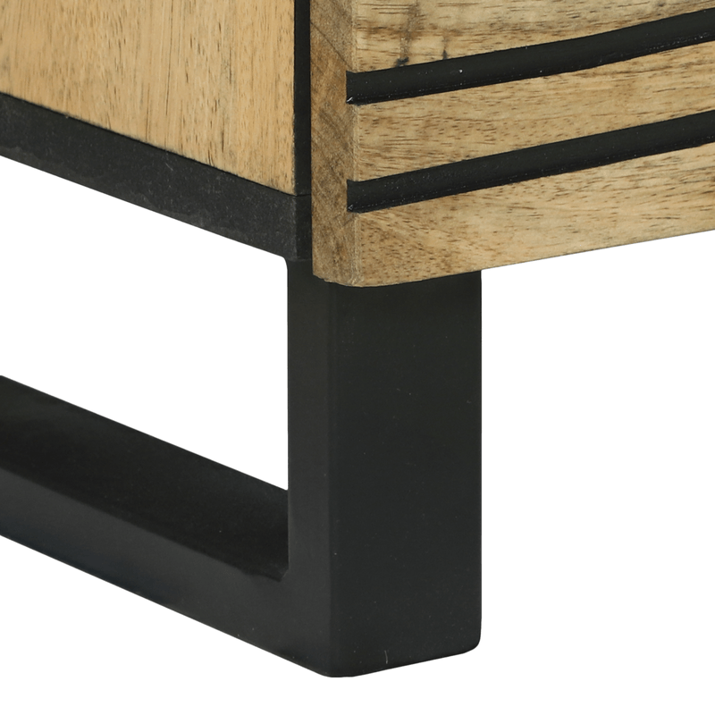 Casa si Gradina - Mobilier - Comode si corpuri - Comode - Comoda 40x33.5x75 cm din Lemn Masiv de Mango si Lemn Ingineresc - Infinity.ro