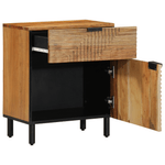 Casa si Gradina - Mobilier - Comode si corpuri - Noptiere - Noptiera, 50x33x60 cm, lemn masiv de acacia - Infinity.ro