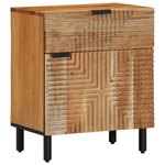 Casa si Gradina - Mobilier - Comode si corpuri - Noptiere - Noptiera, 50x33x60 cm, lemn masiv de acacia - Infinity.ro