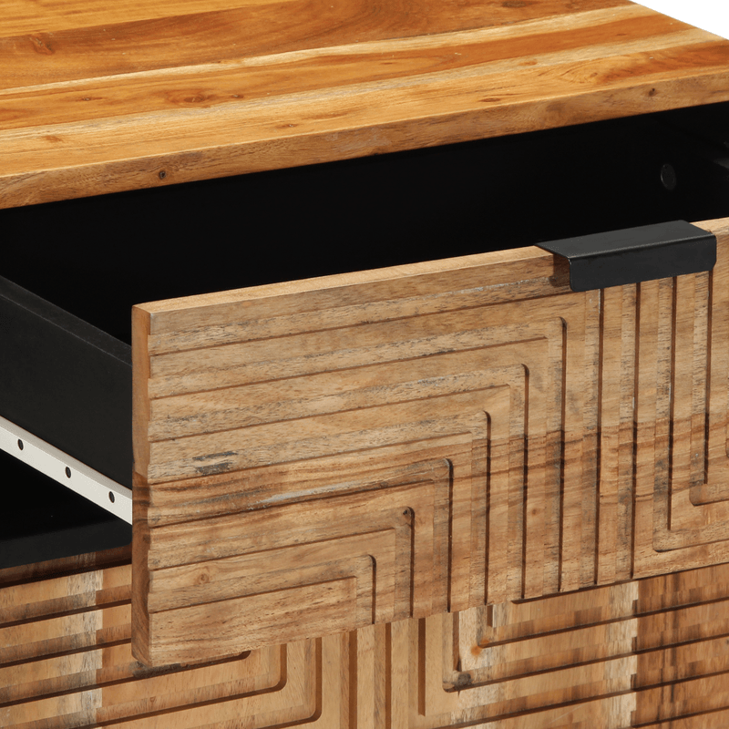 Casa si Gradina - Mobilier - Comode si corpuri - Noptiere - Noptiera, 50x33x60 cm, lemn masiv de acacia - Infinity.ro