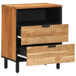 Casa si Gradina - Mobilier - Comode si corpuri - Noptiere - Noptiera, 50x33x62 cm, lemn masiv de acacia - Infinity.ro