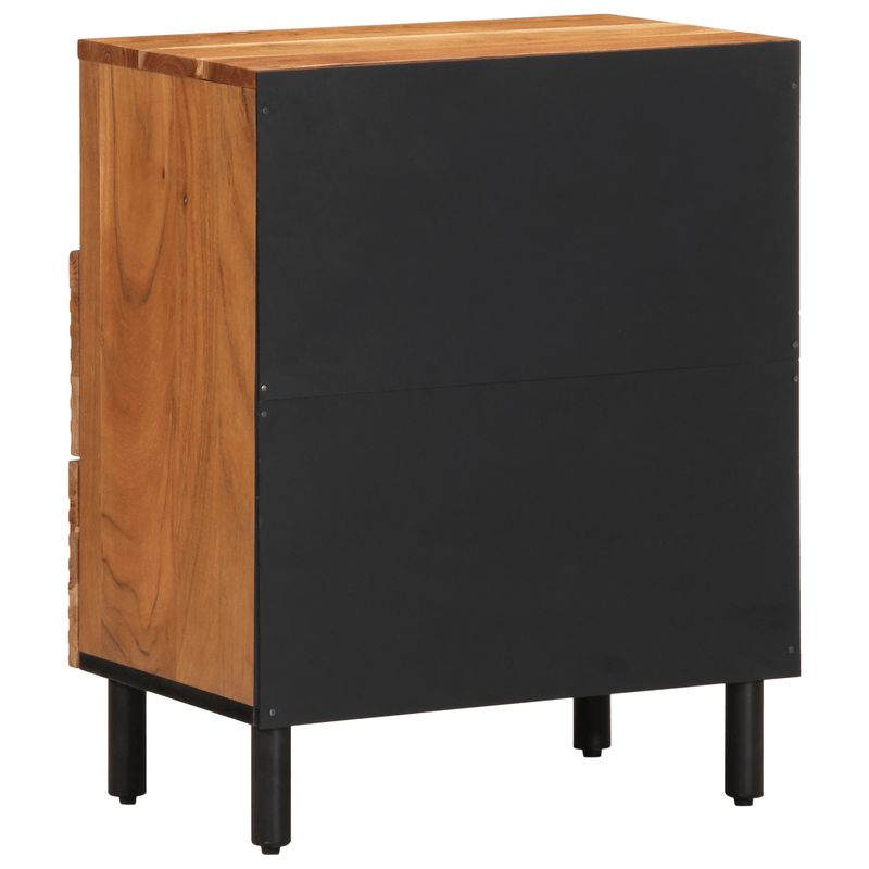 Casa si Gradina - Mobilier - Comode si corpuri - Noptiere - Noptiera, 50x33x62 cm, lemn masiv de acacia - Infinity.ro