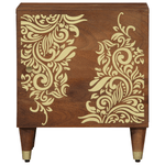 Casa si Gradina - Mobilier - Comode si corpuri - Noptiere - Noptiera 2 buc 40x33x46 cm Lemn solid Mango - Infinity.ro