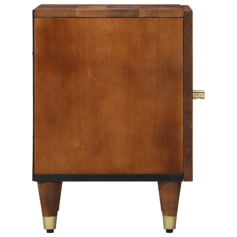 Casa si Gradina - Mobilier - Comode si corpuri - Noptiere - Noptiera 2 buc 40x33x46 cm Lemn solid Mango - Infinity.ro