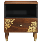 Casa si Gradina - Mobilier - Comode si corpuri - Noptiere - Noptiera 2 pcs 40x33x46 cm Lemn Solid Mango - Infinity.ro