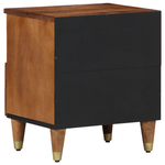 Casa si Gradina - Mobilier - Comode si corpuri - Noptiere - Noptiera 2 pcs 40x33x46 cm Lemn Solid Mango - Infinity.ro