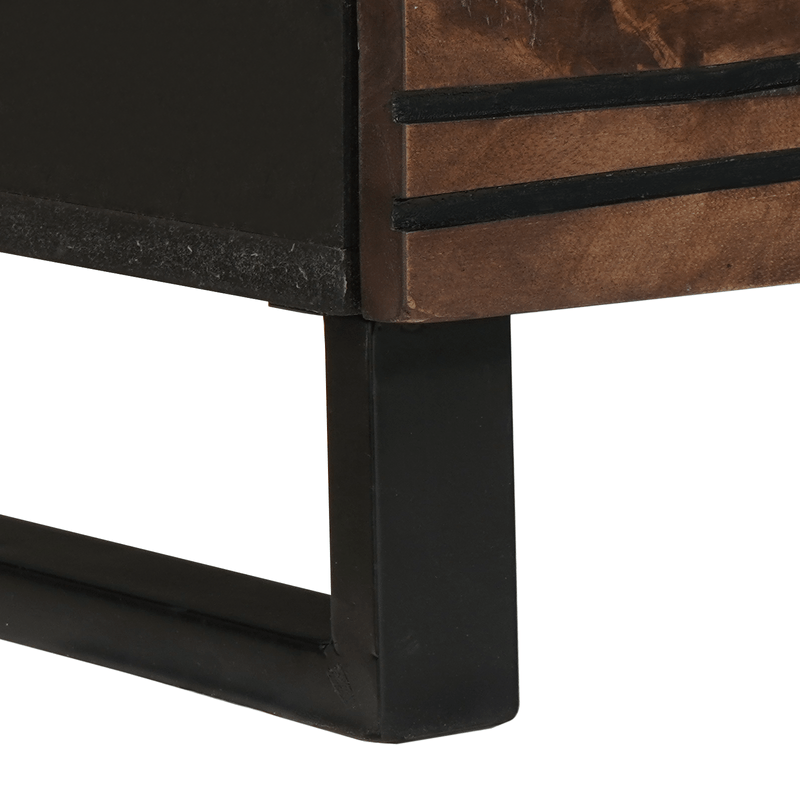 Casa si Gradina - Mobilier - Dulapuri si sifoniere - Dulapuri - Highboard 60x33.5x100 cm din lemn masiv de nuc - Infinity.ro