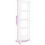 Casa si Gradina - Constructii - Usi interior, exterior si garaj - Usi garaj - Usa Interioara "ORKDAL" 61x198,5 cm din Lemn Masiv de Pin - Infinity.ro