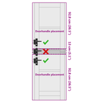 Casa si Gradina - Constructii - Usi interior, exterior si garaj - Usi garaj - Usa Interioara "ORKDAL" 61x198,5 cm din Lemn Masiv de Pin - Infinity.ro