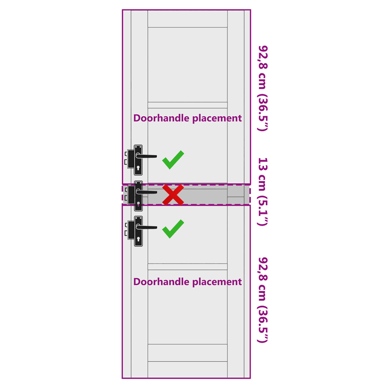 Casa si Gradina - Constructii - Usi interior, exterior si garaj - Usi garaj - Usa Interioara "ORKDAL" 61x198,5 cm din Lemn Masiv de Pin - Infinity.ro