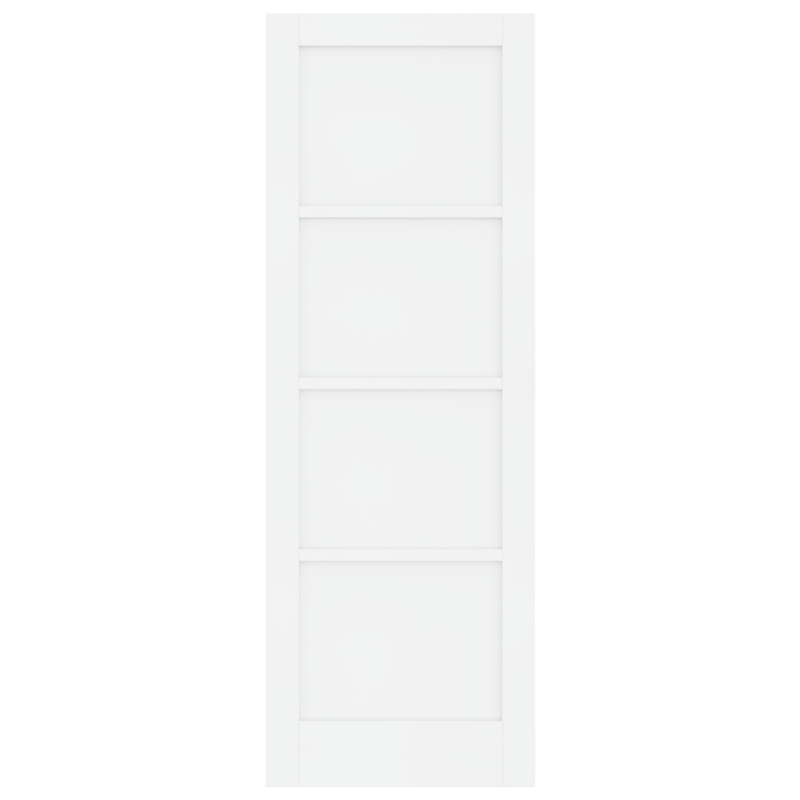 Casa si Gradina - Constructii - Usi interior, exterior si garaj - Usi garaj - Usa interioara "ORKDAL" Alba 73.5x211x4 cm din lemn de pin - Infinity.ro