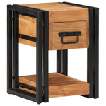 Casa si Gradina - Mobilier - Comode si corpuri - Noptiere - Noptiere, 2 buc., 30x30x40 cm, lemn masiv de acacia - Infinity.ro